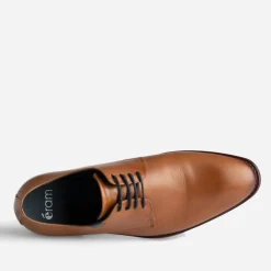 Derby homme FRANCE ARNO cuir cognac