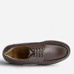 Derby marron en cuir