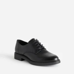 Derby noir en cuir