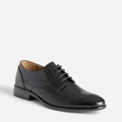 Derby noir en cuir