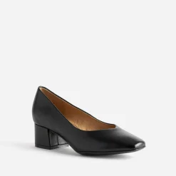 Escarpin CAPRICE noir en cuir à talon