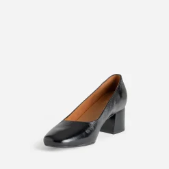 Escarpin ERAM FLEX noir cuir glacé