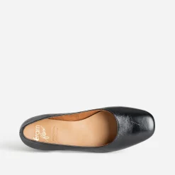 Escarpin ERAM FLEX noir cuir glacé