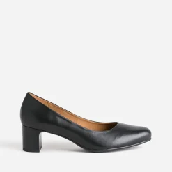 Escarpin ERAM FLEX noir en cuir