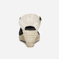 Espadrille compensée en toile