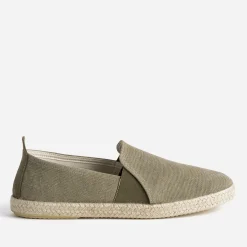 Espadrille kaki toile éco-conçue