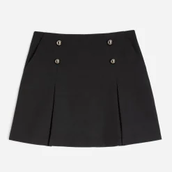 Jupe courte à pont TEXTO noire