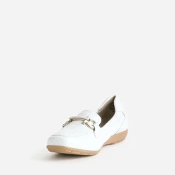 Mocassin CAPRICE blanc nacré cuir