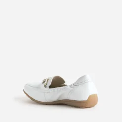 Mocassin CAPRICE blanc nacré cuir