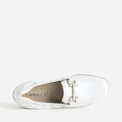 Mocassin CAPRICE blanc nacré cuir