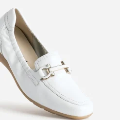 Mocassin CAPRICE blanc nacré cuir