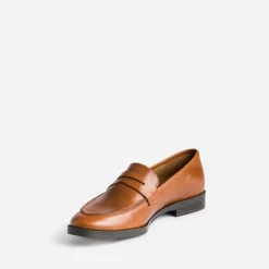 Mocassin ERAM FLEX camel en cuir