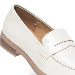 Mocassin ERAM FLEX écru cuir verni