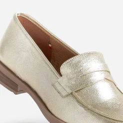 Mocassin ERAM FLEX doré en cuir