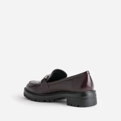 Mocassin TEXTO bordeaux à maxi mors