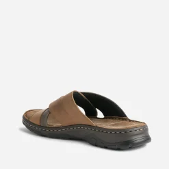 Mule TBS marron en cuir