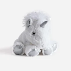 Peluche-bouillotte licorne blanche