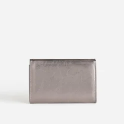 Portefeuille gris foncé métallisé