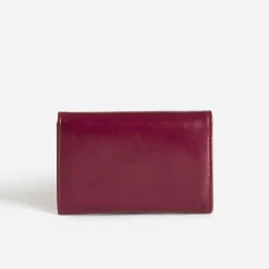 Portefeuille rouge foncé