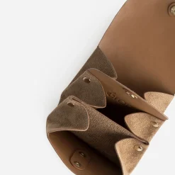 Porte-monnaie camel 3 compartiments