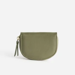 Porte-monnaie vert kaki