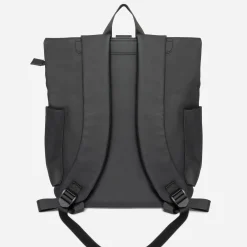 Sac à dos noir enduit mat