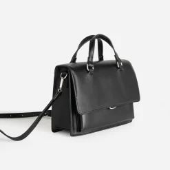 Sac à main noir double porté