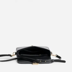 Sac à main noir métalleries dorées