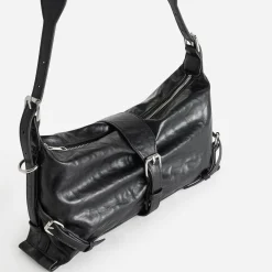 Sac à main TEXTO noir souple