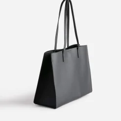 Sac cabas noir 3 compartiments