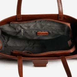 Sac cabas TEXTO marron