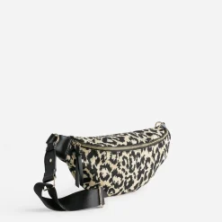 Sac-banane TEXTO beige motif léopard