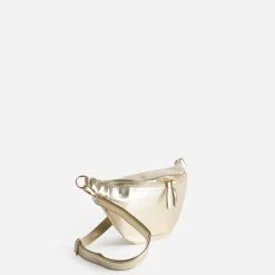 Sac-banane TEXTO or métallisé