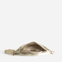 Sac-banane TEXTO or métallisé