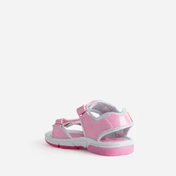 Sandale BARBIE rose pailletée semelle lumineuse