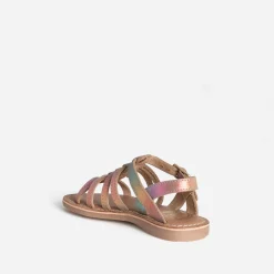 Sandale BUGGY arc-en-ciel cuir