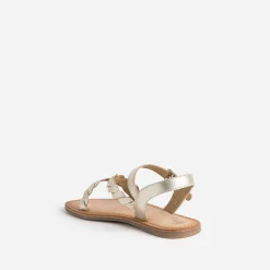 Sandale BUGGY dorée en cuir