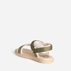 Sandale BUGGY kaki à scratchs