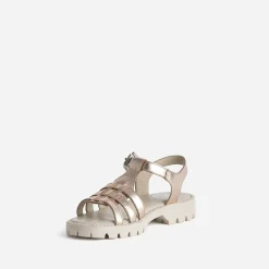 Sandale BUGGY rose cuivré semelle crantée