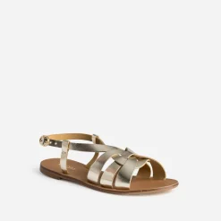 Sandale dorée