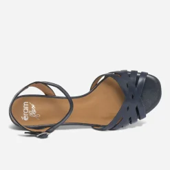 Sandale ERAM FLEX bleu marine en cuir