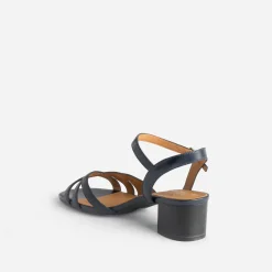 Sandale ERAM FLEX bleu marine en cuir