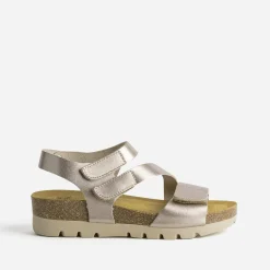 Sandale FRANCE ARNO dorée cuir