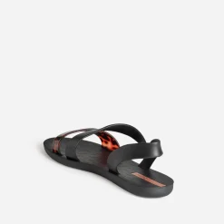 Sandale IPANEMA noire bride écaille