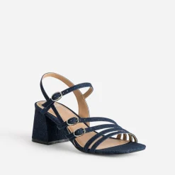 Sandale marine en jean