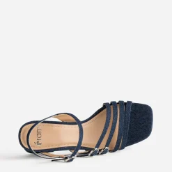 Sandale marine en jean