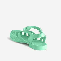 Sandale MEDUSE vert d'eau en plastique
