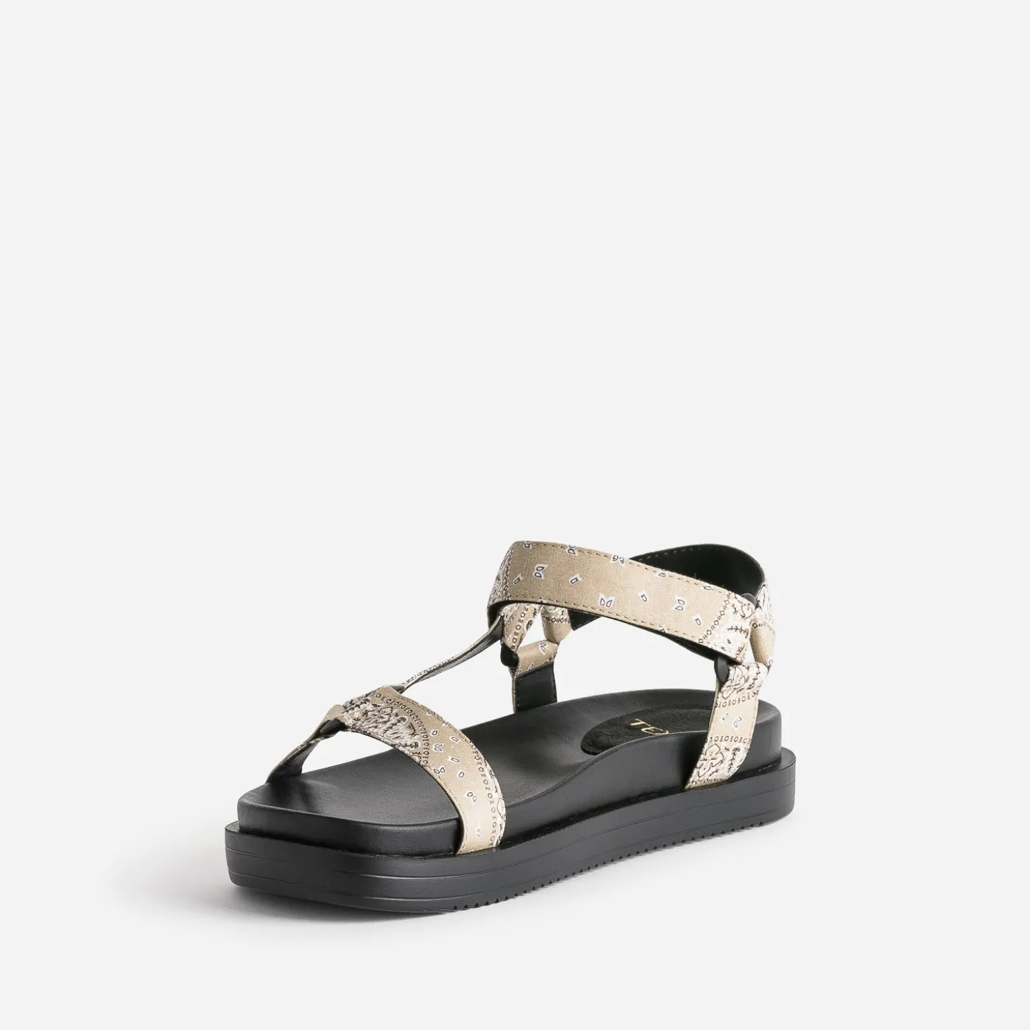 Sandale TEXTO brides imprimé bandana