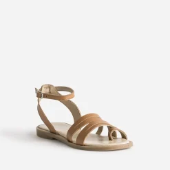 Sandale TEXTO marron en cuir