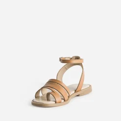 Sandale TEXTO marron en cuir